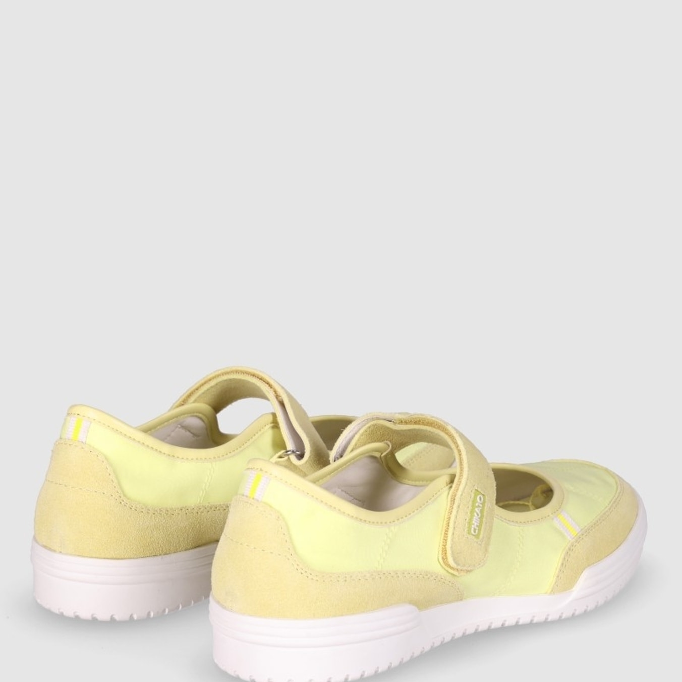 Zapatos de Tejido - Amarillo - Tacón: 1 cm
