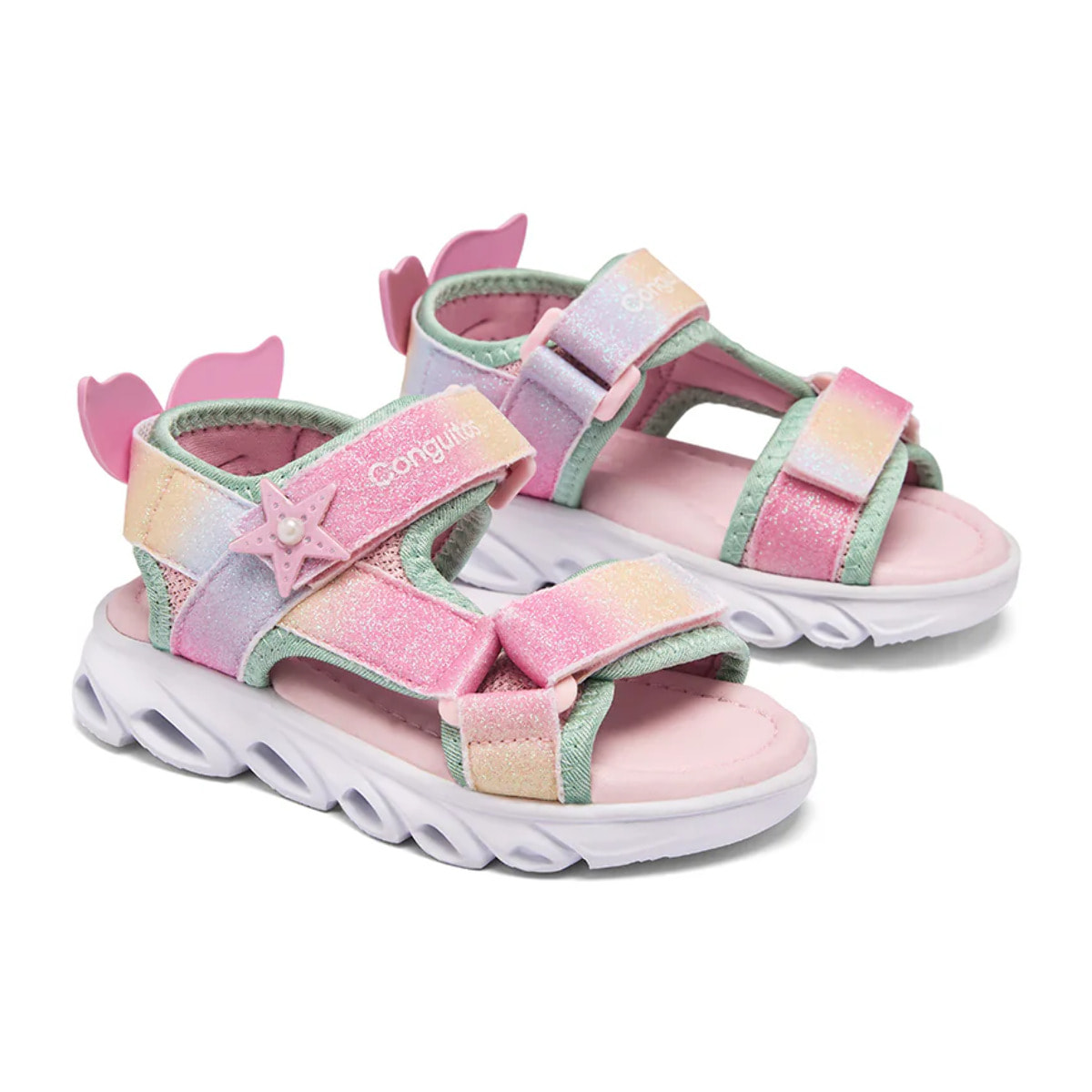Sandalias Ligeras Rainbow Star de Niña