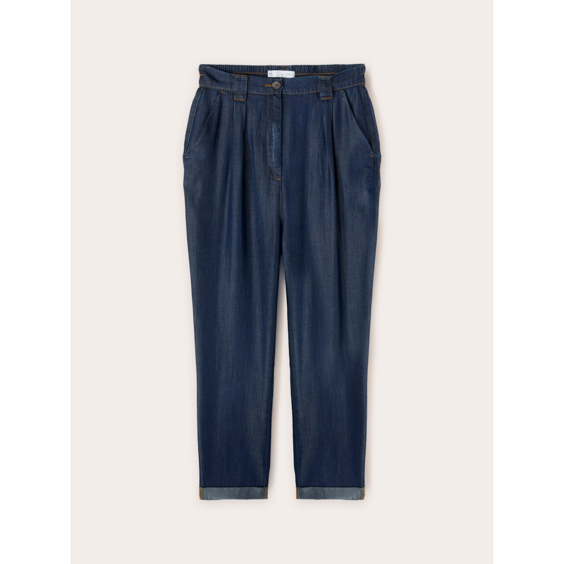 Motivi - Pantaloni carrot in TENCEL™ - Blu