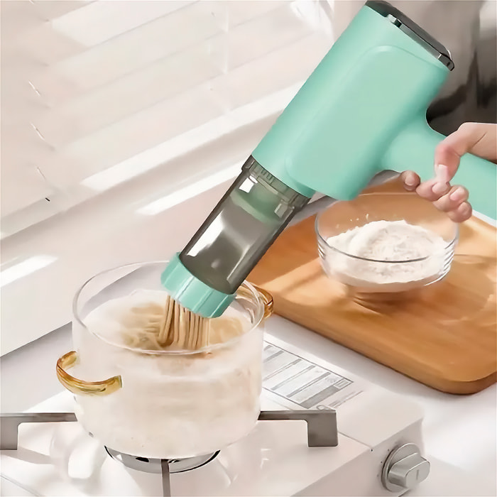Maquina para hacer pasta con 40W, 200gr de capacidad y 5 moldes diferentes.