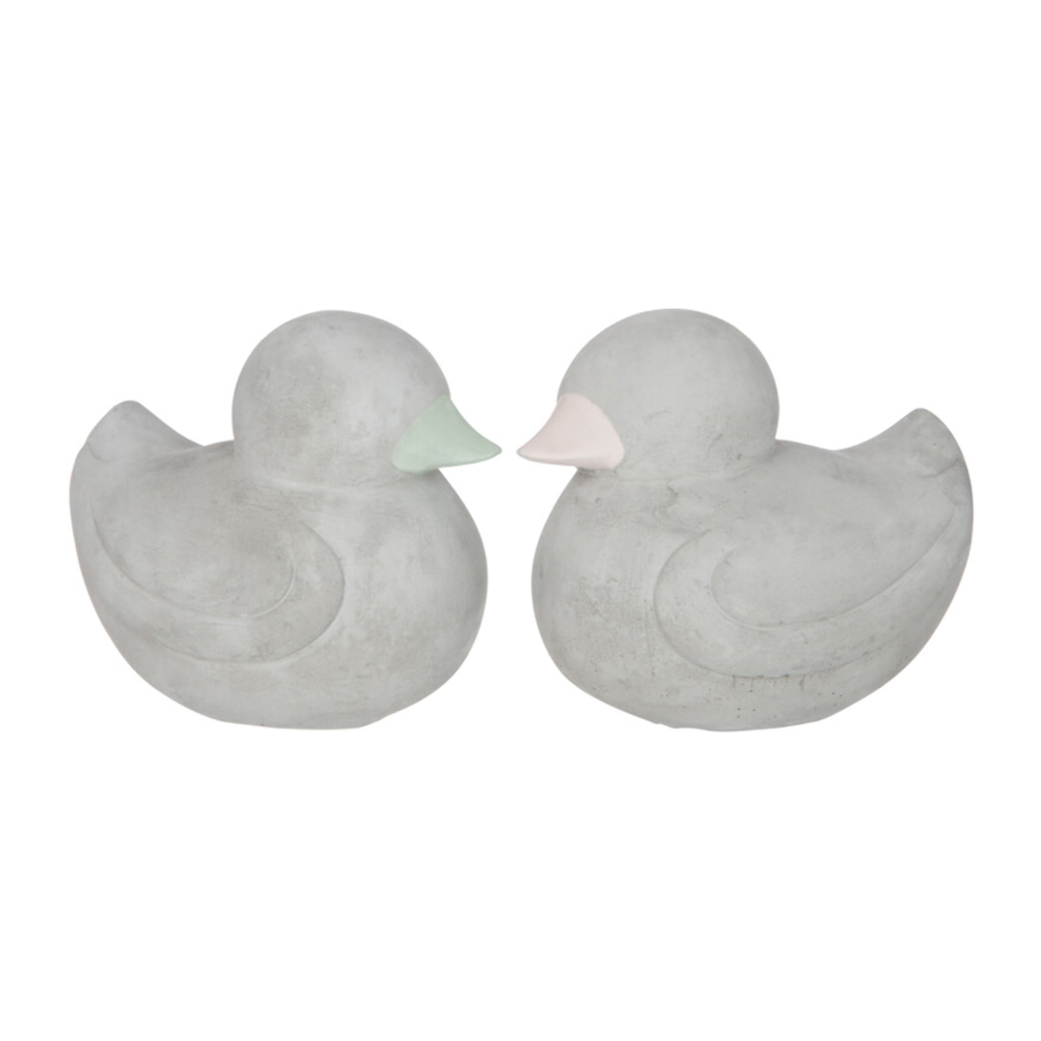 J-Line Moine Priant décoratif - polyrésine - jaune