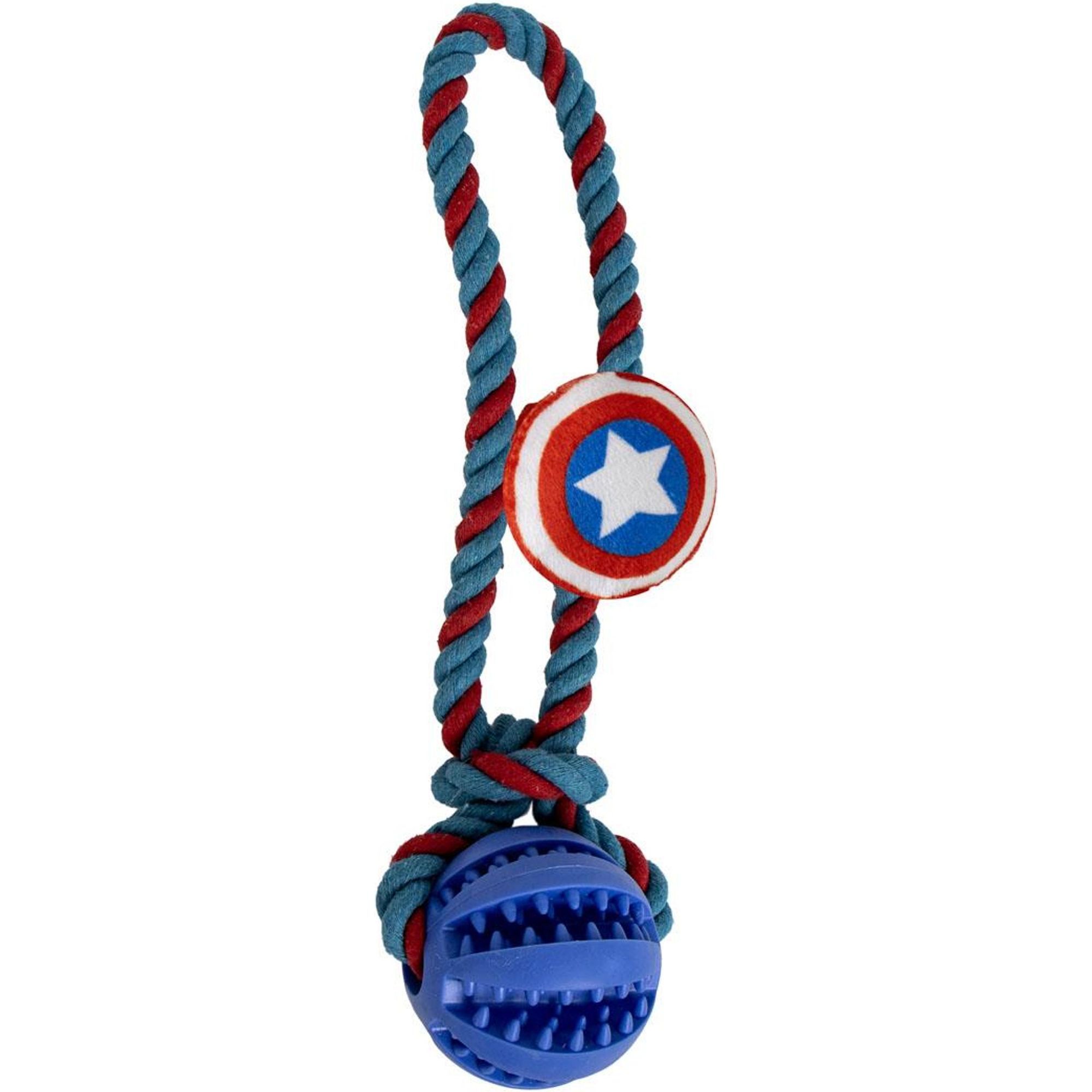 Juguete Para Perro Cuerda Avengers Capitan America