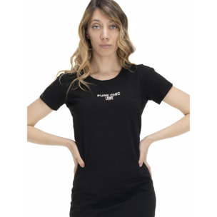 T-Shirt da donna maxi Earth Tones