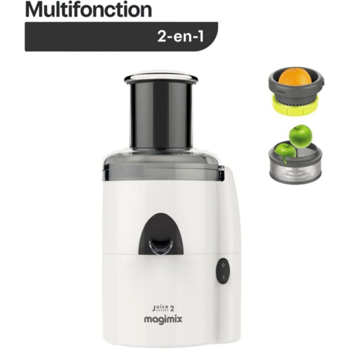 Extracteur de jus MAGIMIX 18080F Juice Expert 2 Blanc