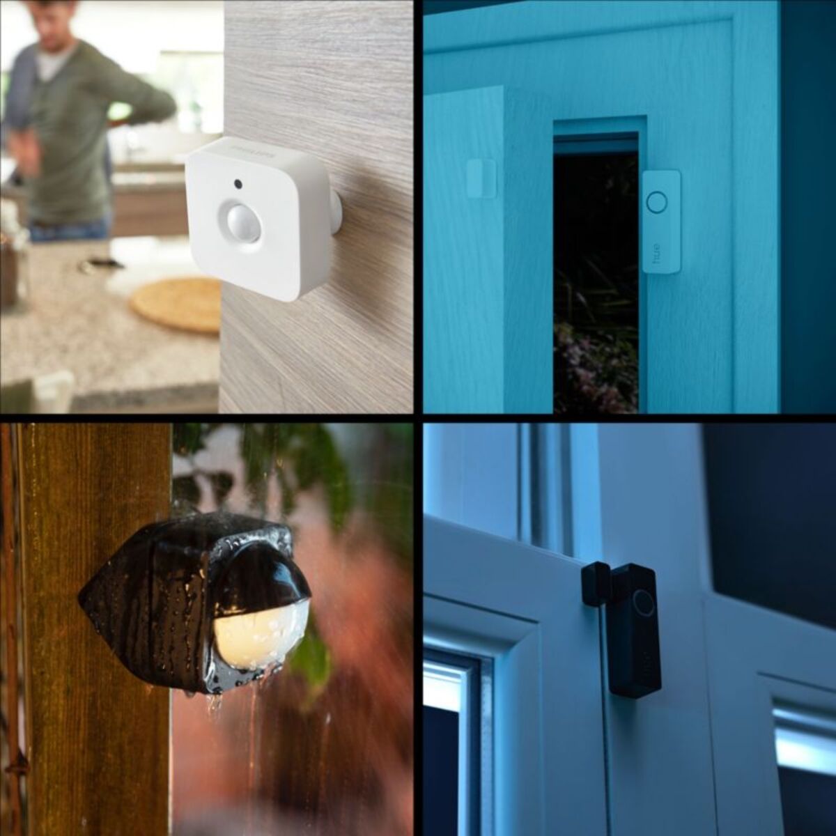 Détecteur d'ouverture PHILIPS HUE SECURE pack de 2 - Noir