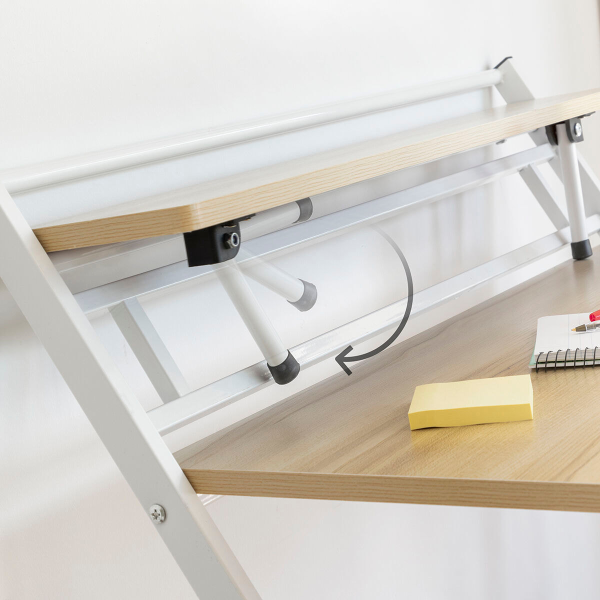 Bureau Pliable avec Étagère Tablezy InnovaGoods