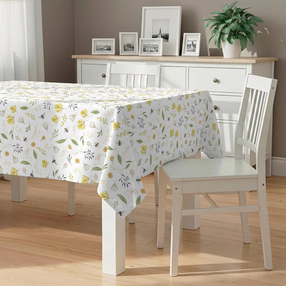 Mantel antimanchas Honeybee - 100% algodón -