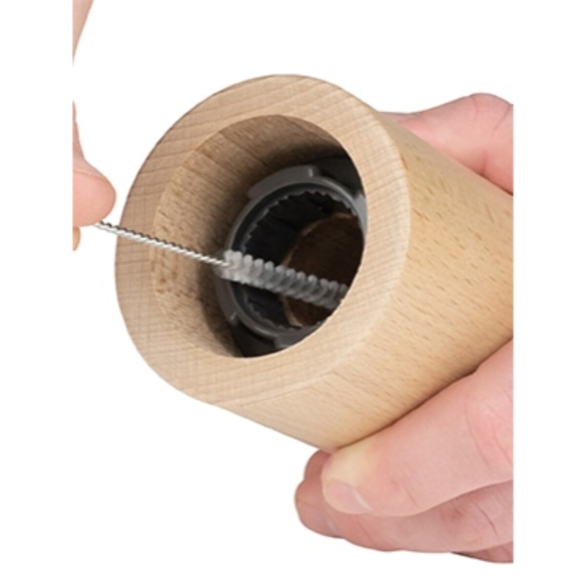 Moulin à graines de lin en bois naturel 11 cm - 4,5‘‘ Naka