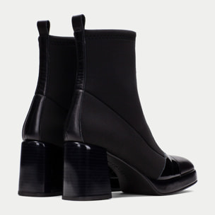 Botin Tokio Negro 7 cm