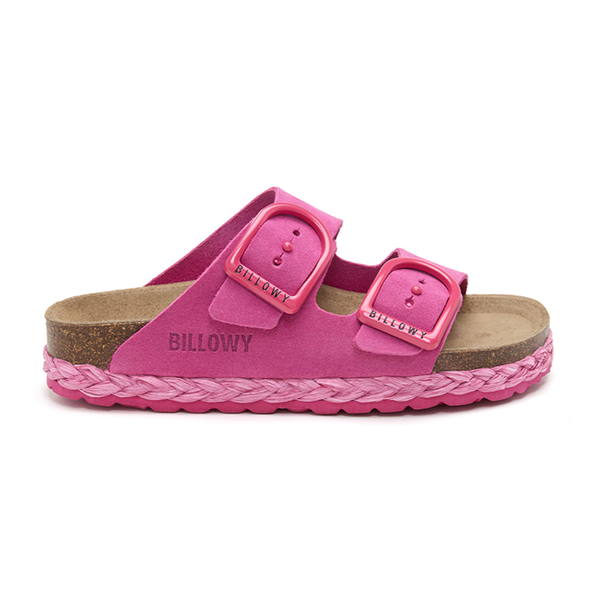 SANDALO CON ZEPPA BILLOWY ROSA