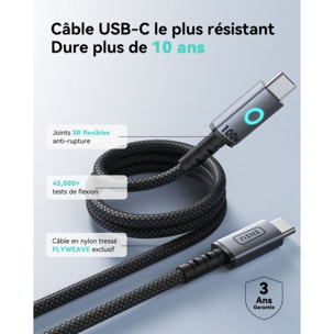Câble de charge INIU Magnétique Léopard 100W