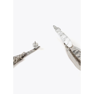 Orecchini con Frange Metalliche