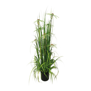 Plante graminée avec fleurs artificielle h150cm AQUAPLANTER