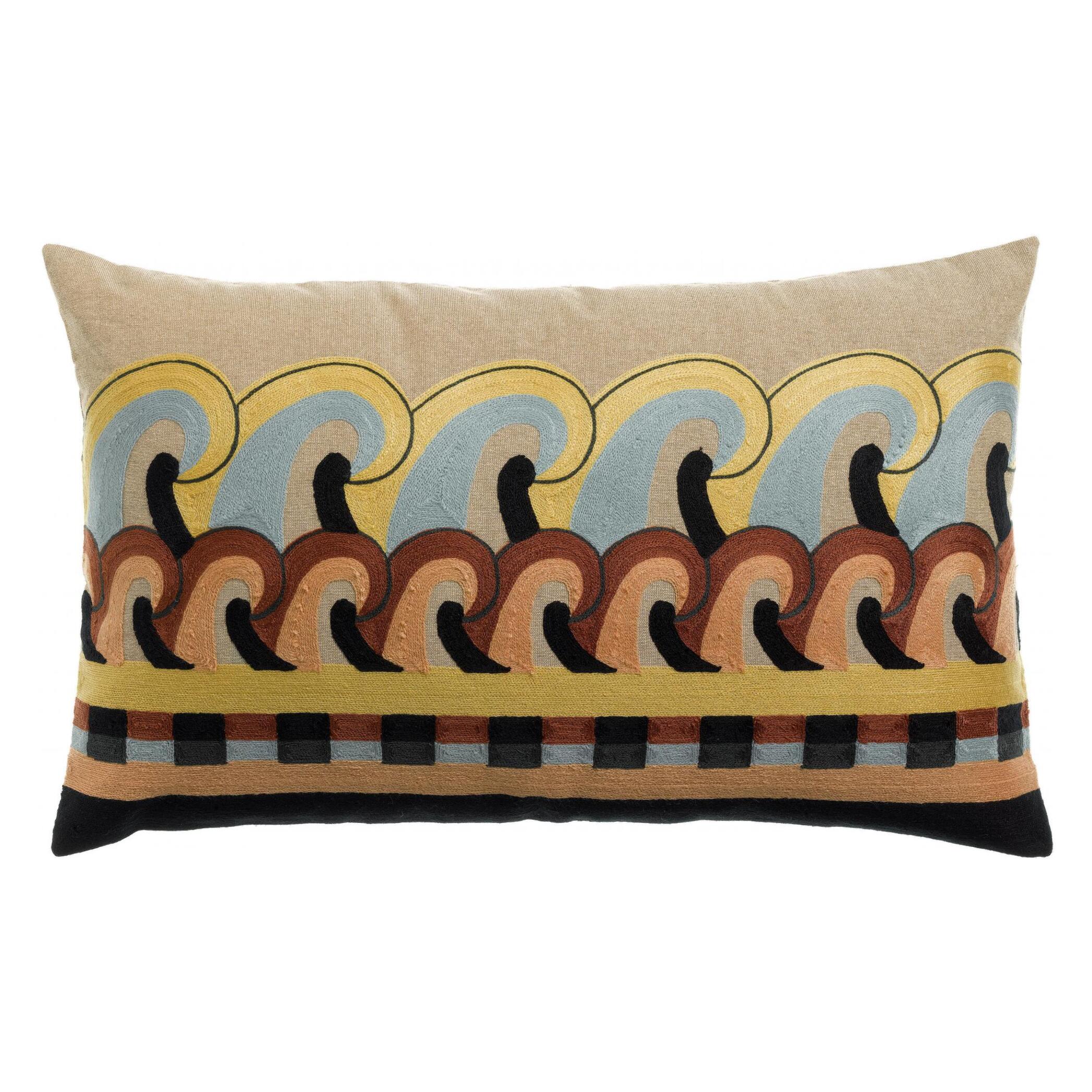 Coussin brodé Adria