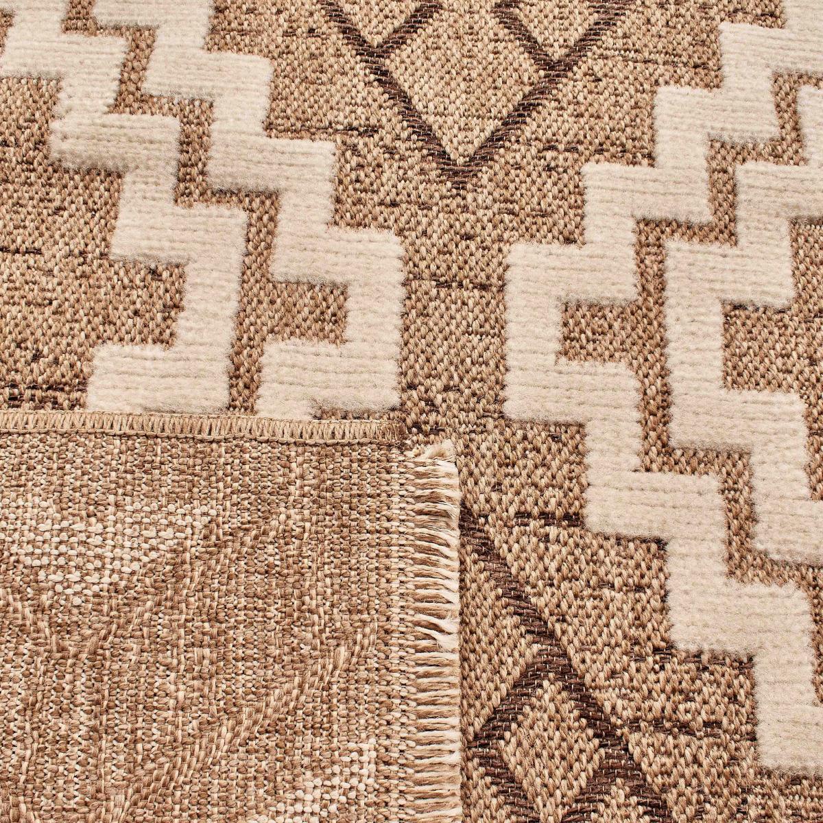 Tapis extérieur tissé kilim rectangle BUTA