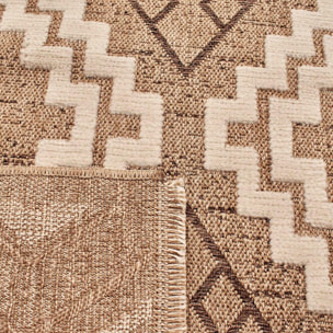 Tapis extérieur tissé kilim rectangle BUTA