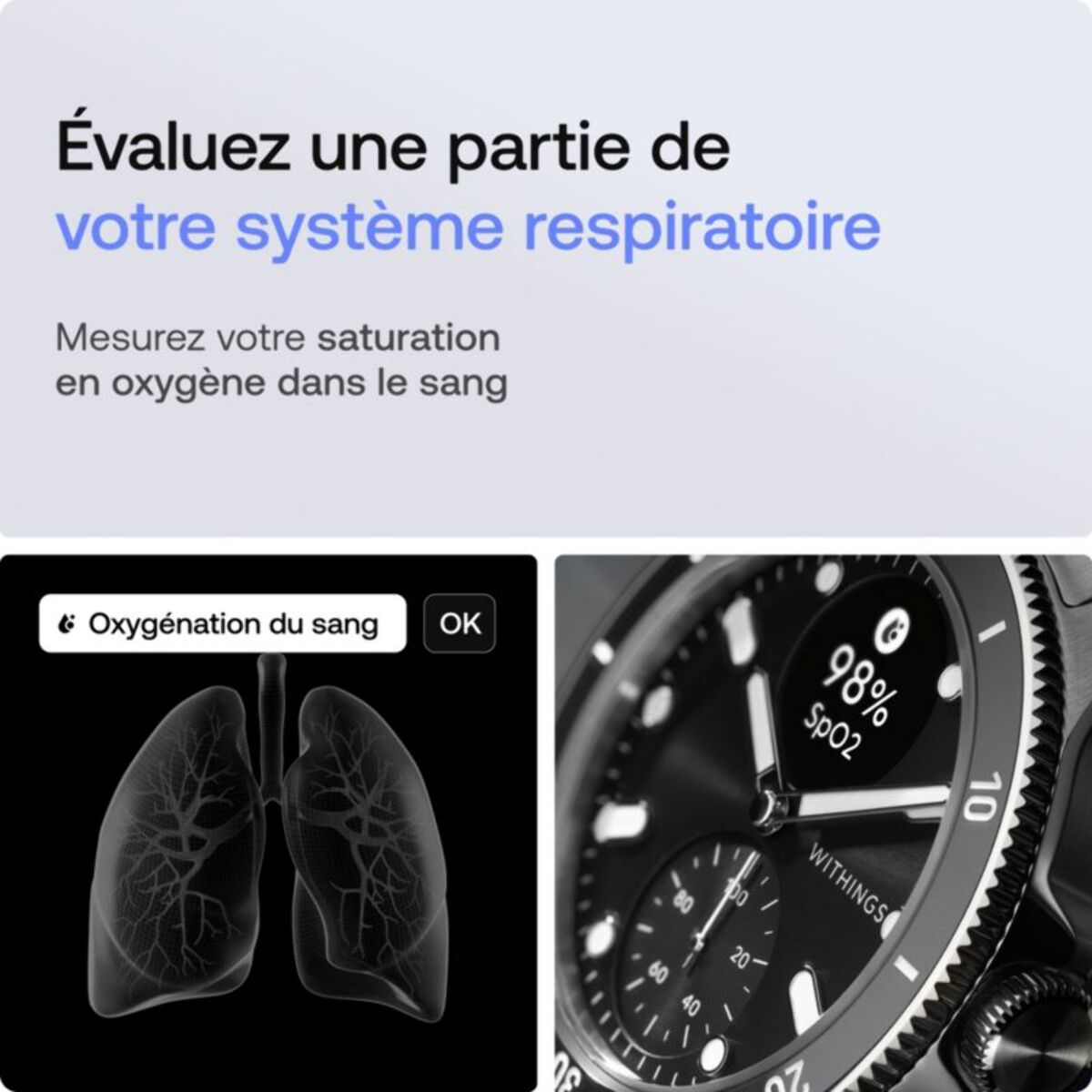 Montre santé WITHINGS Scanwatch Nova 42mm Noire