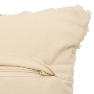 Coussin Ameya carré 45x45cm beige