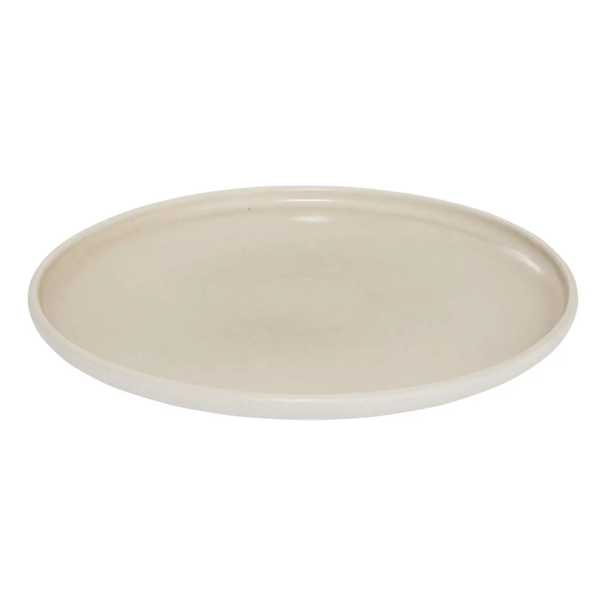 Assiette plate Chiara beige
