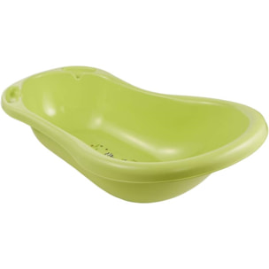 Keeeper bañera ergonómica, de 0 a 12 meses, hippo, 100 cm, wiktoria, verde