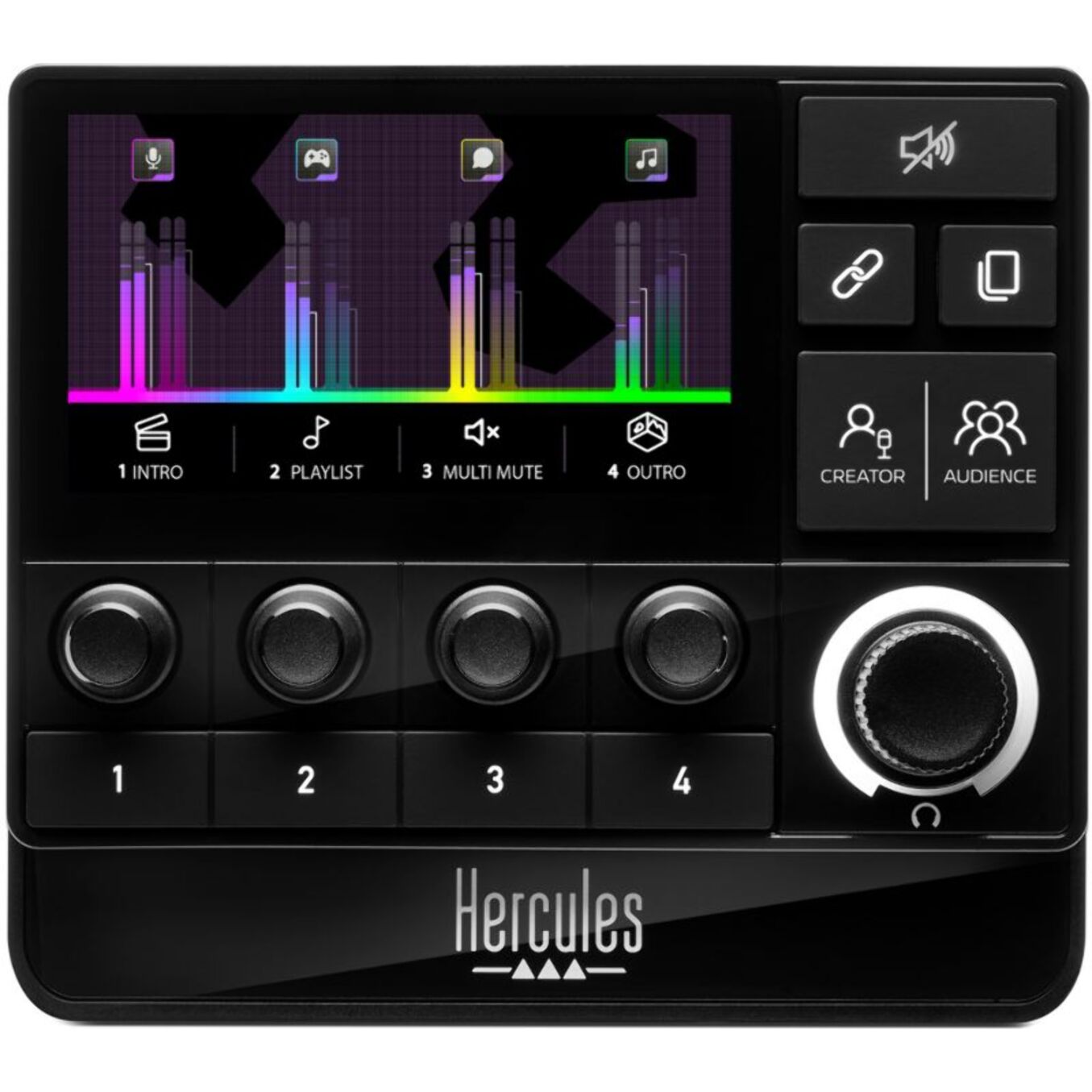 Boitier contrôl HERCULES Audio controller STREAM 200 XLR