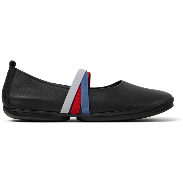 Ballerini - CAMPER Right Nina Twins - Nero - Pelle liscia