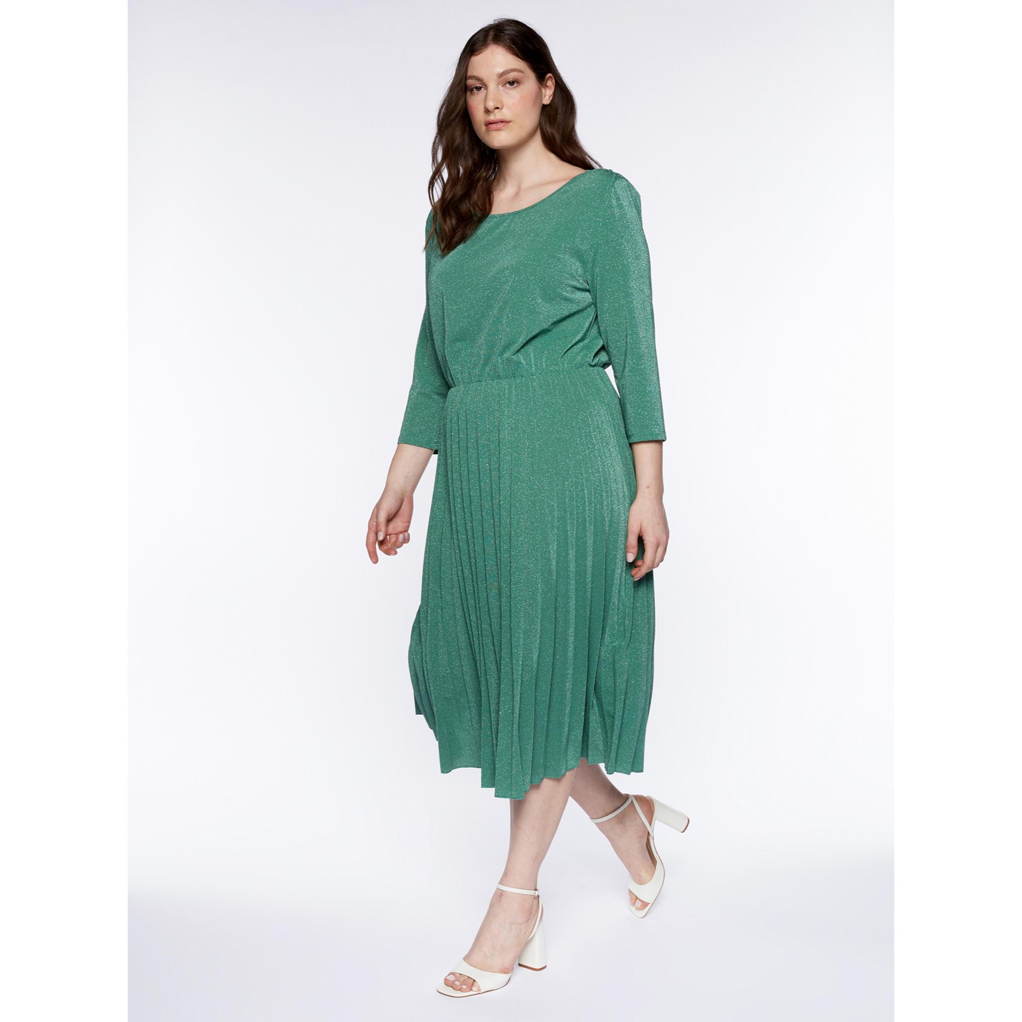 Fiorella Rubino - Vestito in jersey lurex - Verde chiaro