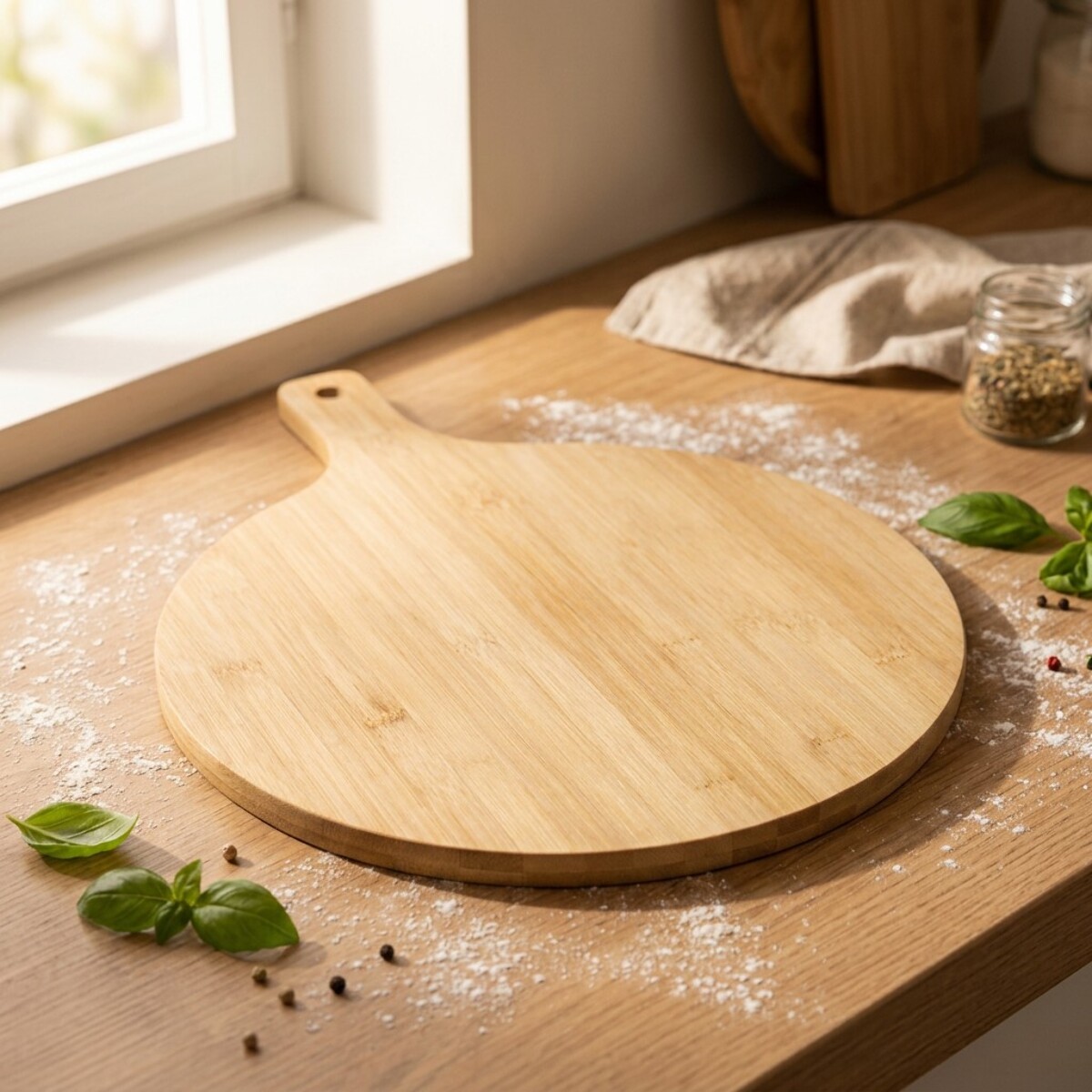 Planche à pizza en bois 35 cm Fackelmann Boissellerie