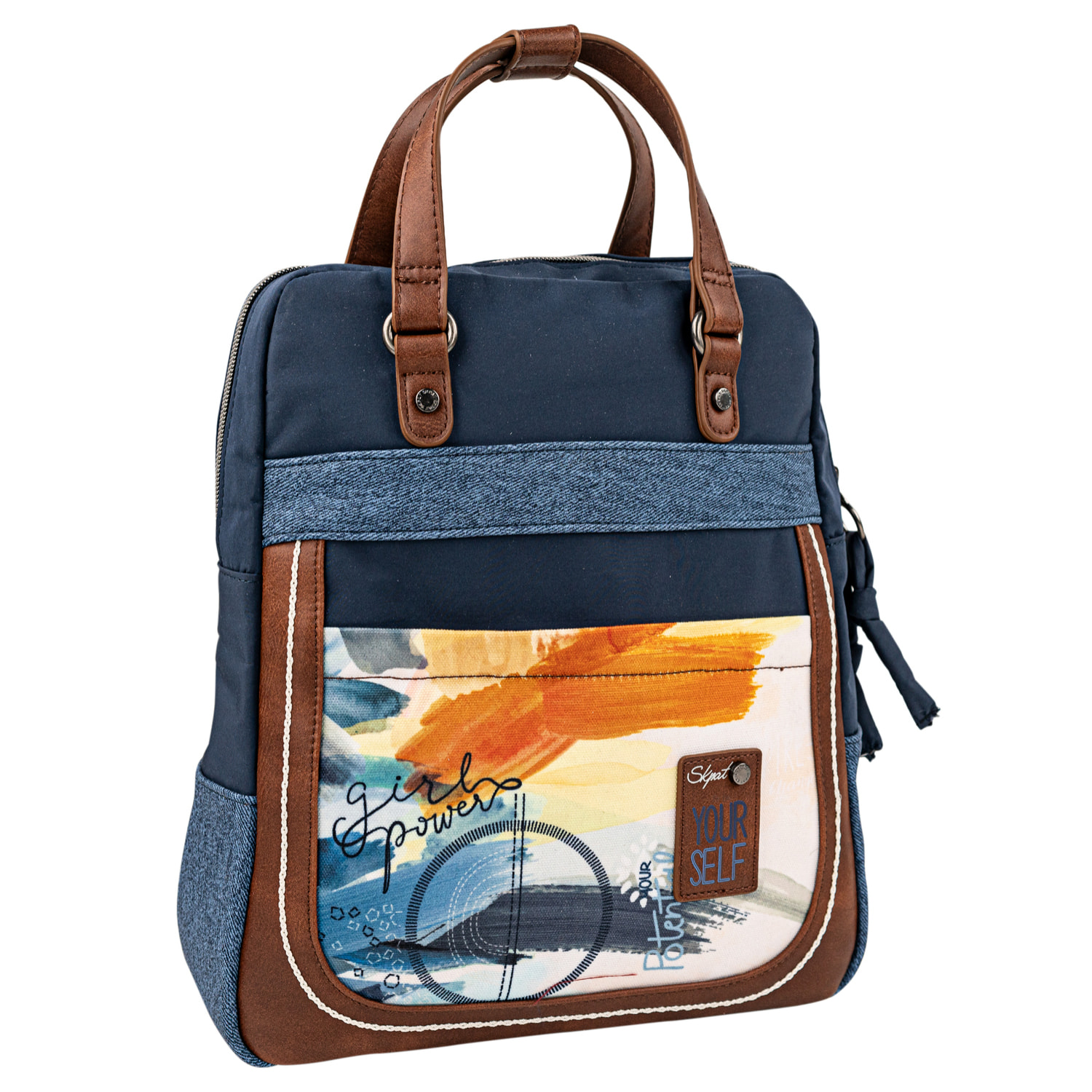 Bolso Mochila Mujer Skpat Sirmione Azul Marino