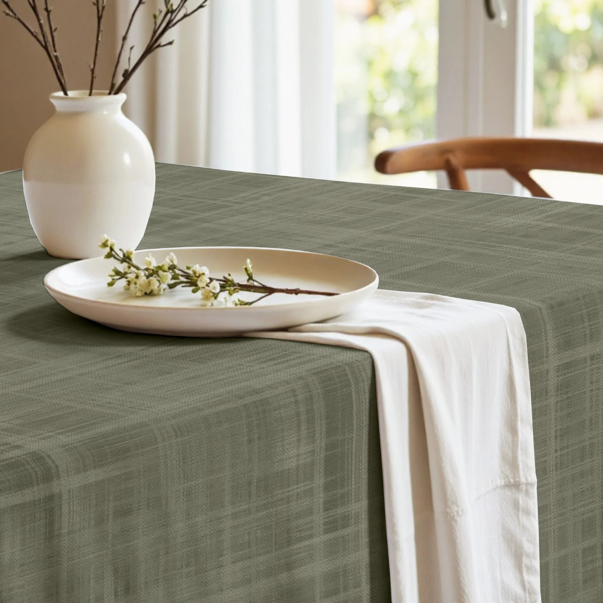Nappe en résine anti-taches Sauge du désert
