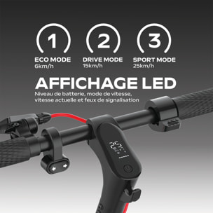 Trottinette électrique UrbanGlide Ride 85 Lite – 25 km/h, autonomie 20 km, pneus 8,5 pouces