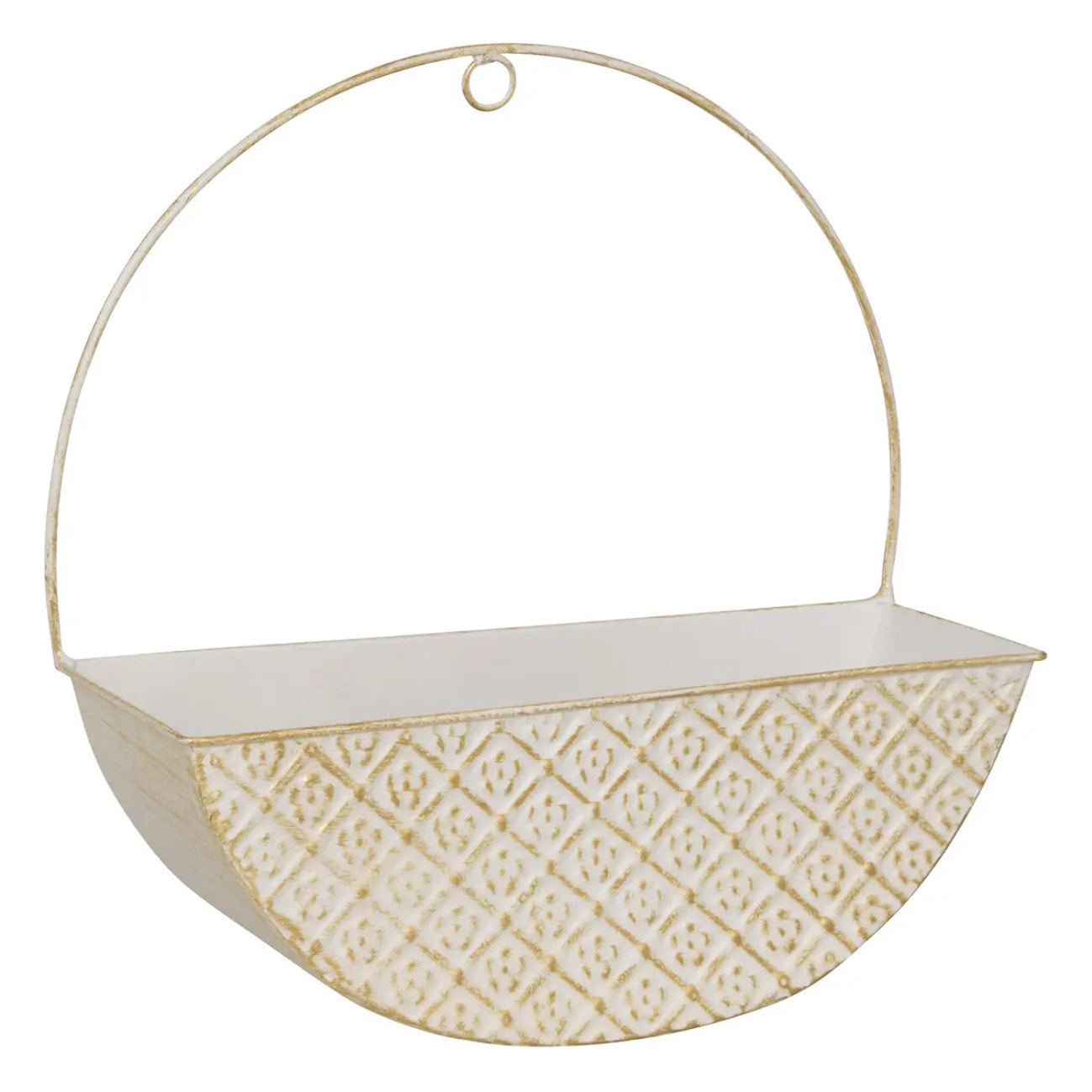 2 jardinières suspendues "Tino" H29,5 et H34cm