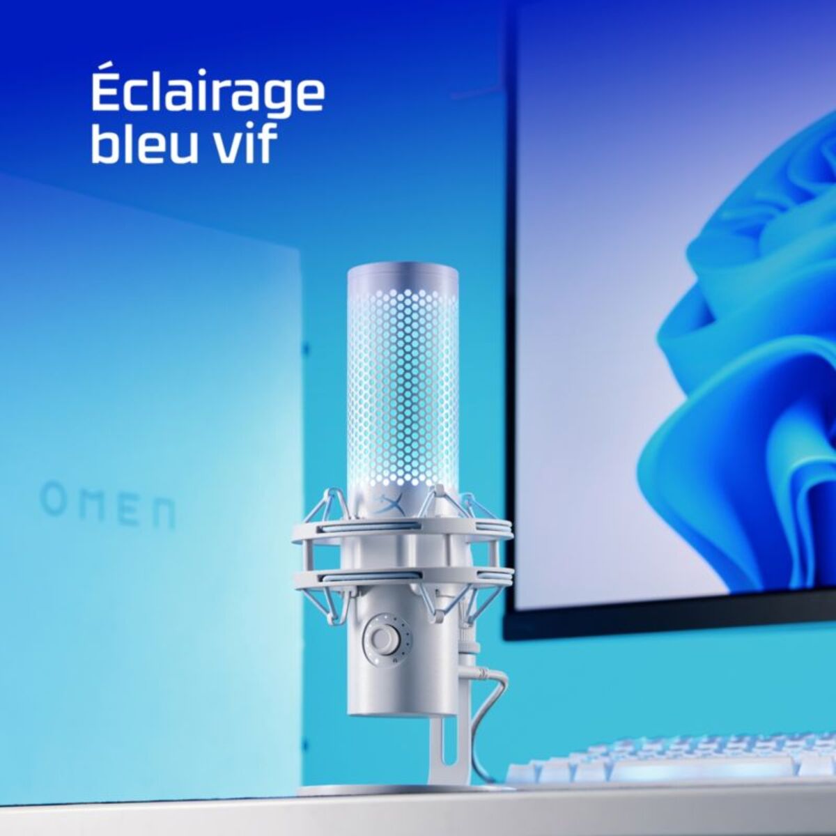 Micro Gamer HYPERX QuadCast 2 Frost