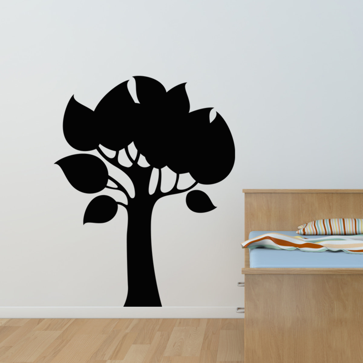 Sticker ardoise tableau noir - stickers muraux adhésif effaçable - DESIGN ARBRE