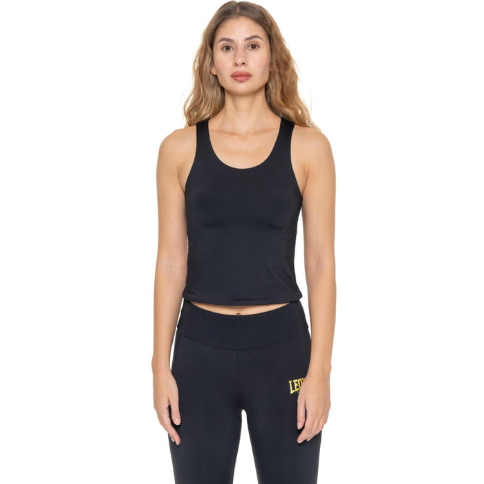 Camiseta corta sin mangas Active Gold para mujer