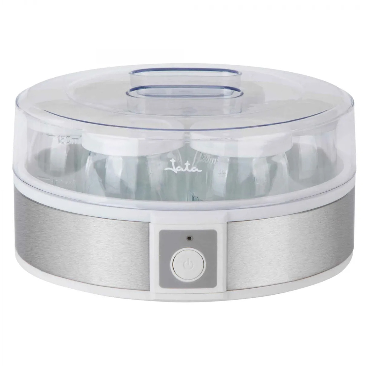 Yogurtera JATA JEYG2266 con 7 vasos de cristal de 180 ml aptos para lavavajillas