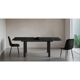 TOMASUCCI Table extensible DEVIN MARBRE NOIR