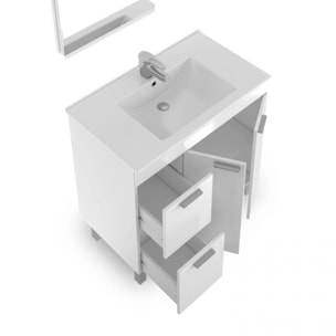 Mueble de baño con espejo Liz Blanco Brillo