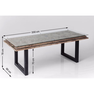 Table Kalif 200x90cm Kare Design