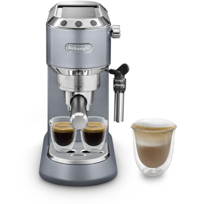 Machine à expresso DELONGHI Dedica Arte EC785.AE bleu + kit barista