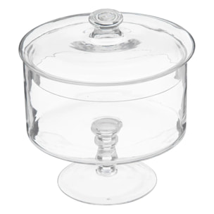 Bonbonnière verre sur pied 1,8L