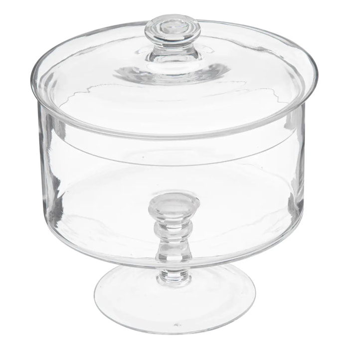 Bonbonnière verre sur pied 1,8L