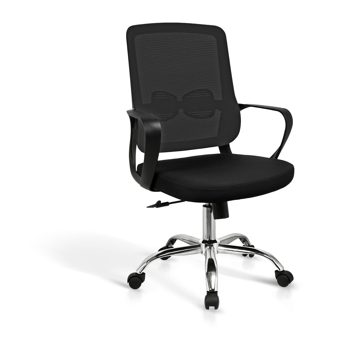 Silla de estudio Mylo negro 110x60x61 cm