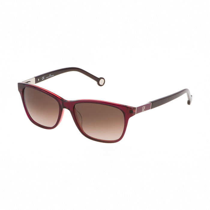 Carolina Herrera - lunettes de soleil pour femme - rouge - indice de protection UV : catégorie 3