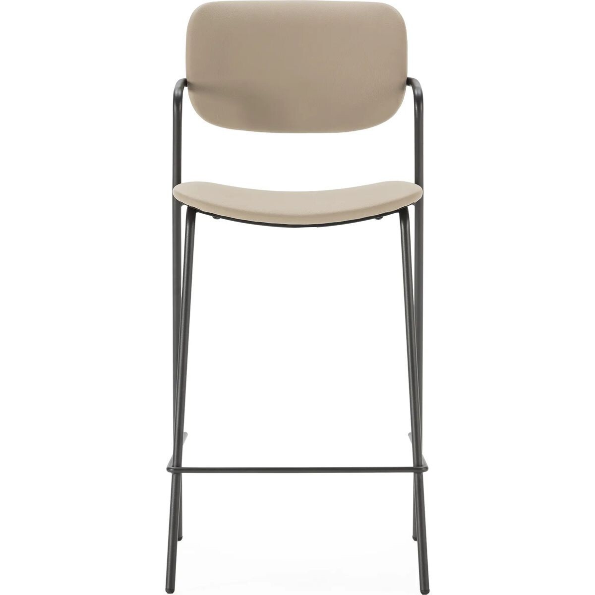 Lot de 2 tabourets en simili - SKANDI