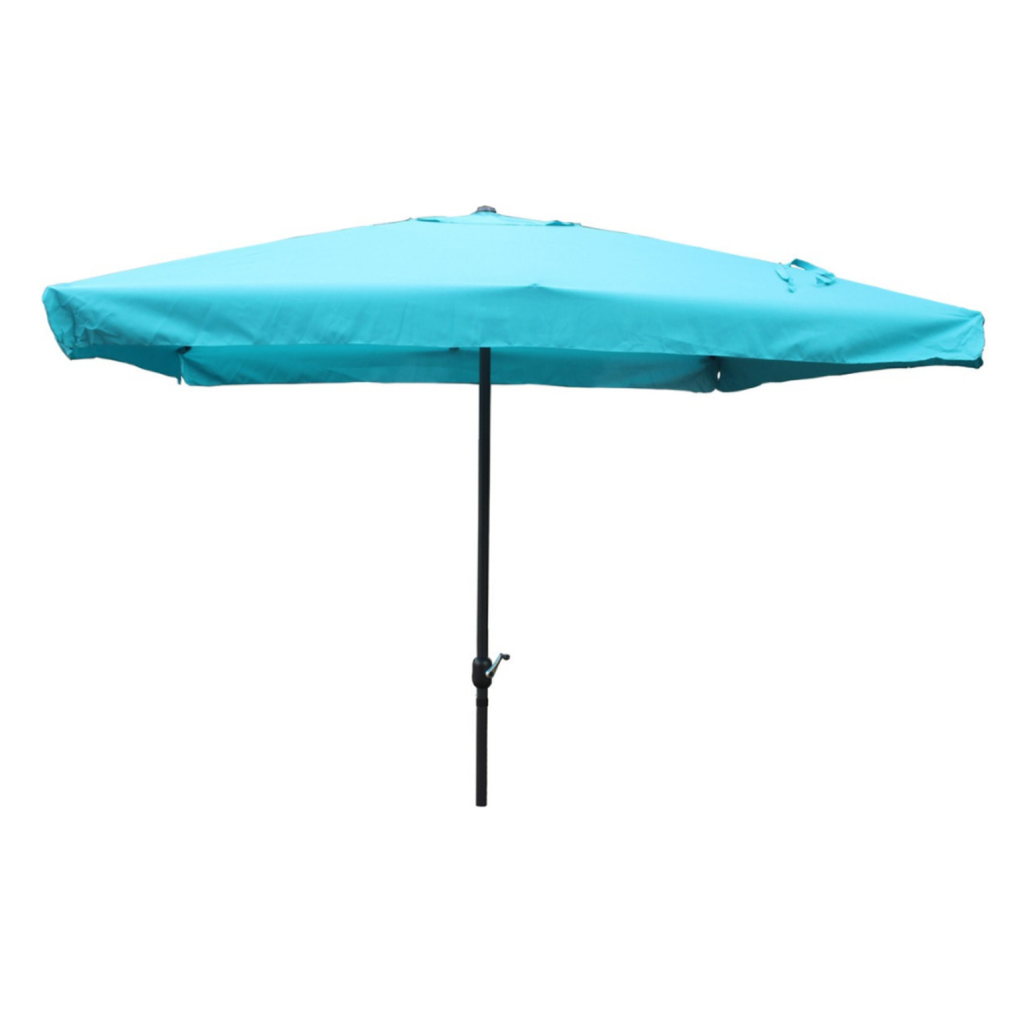 Parasol droit carré 3 x 3 m bleu PALMIA