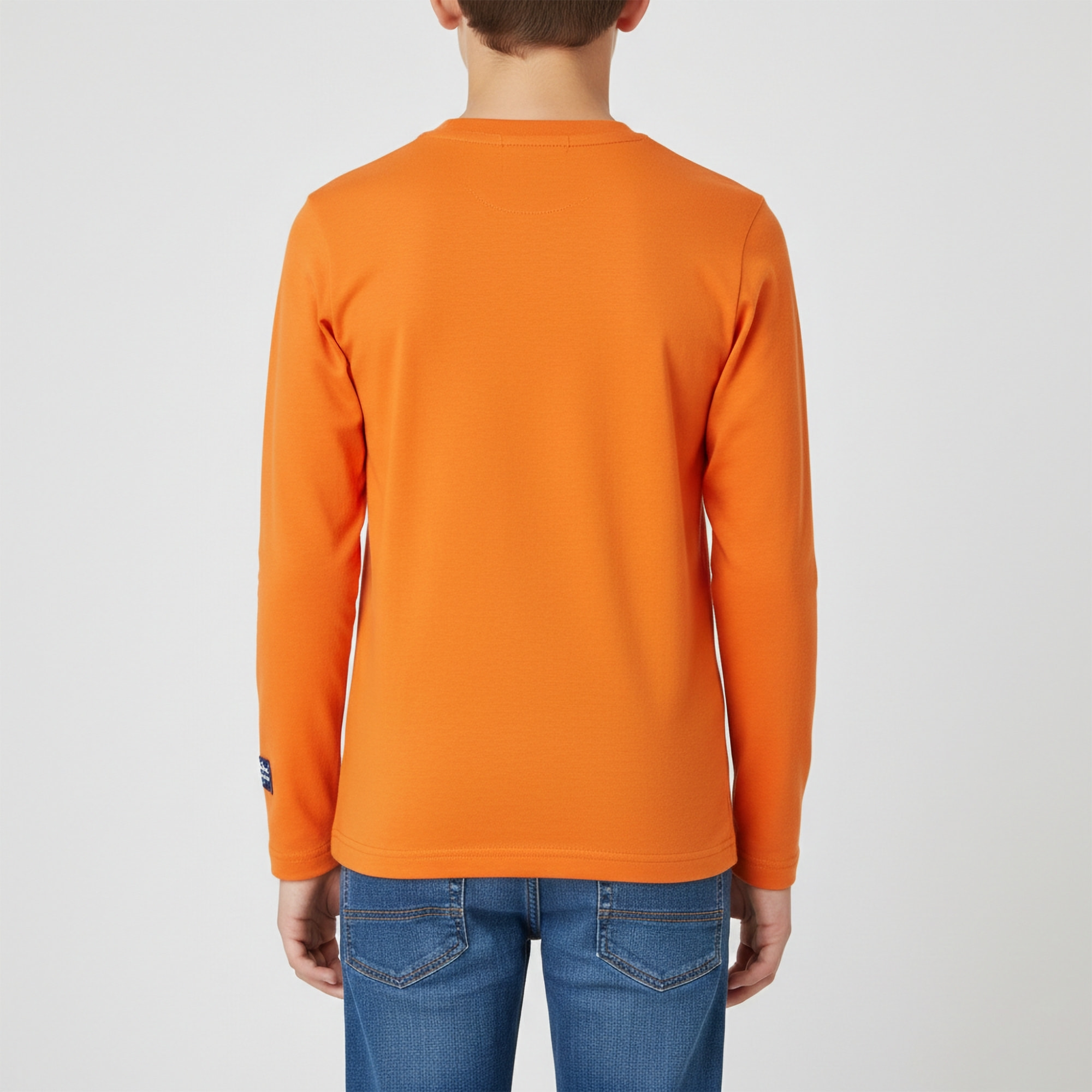 T-shirt maniche lunghe con ricamo logo