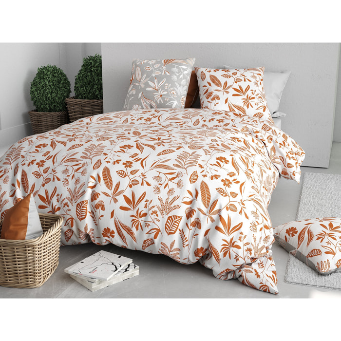 Parure housse de couette coton multicolore