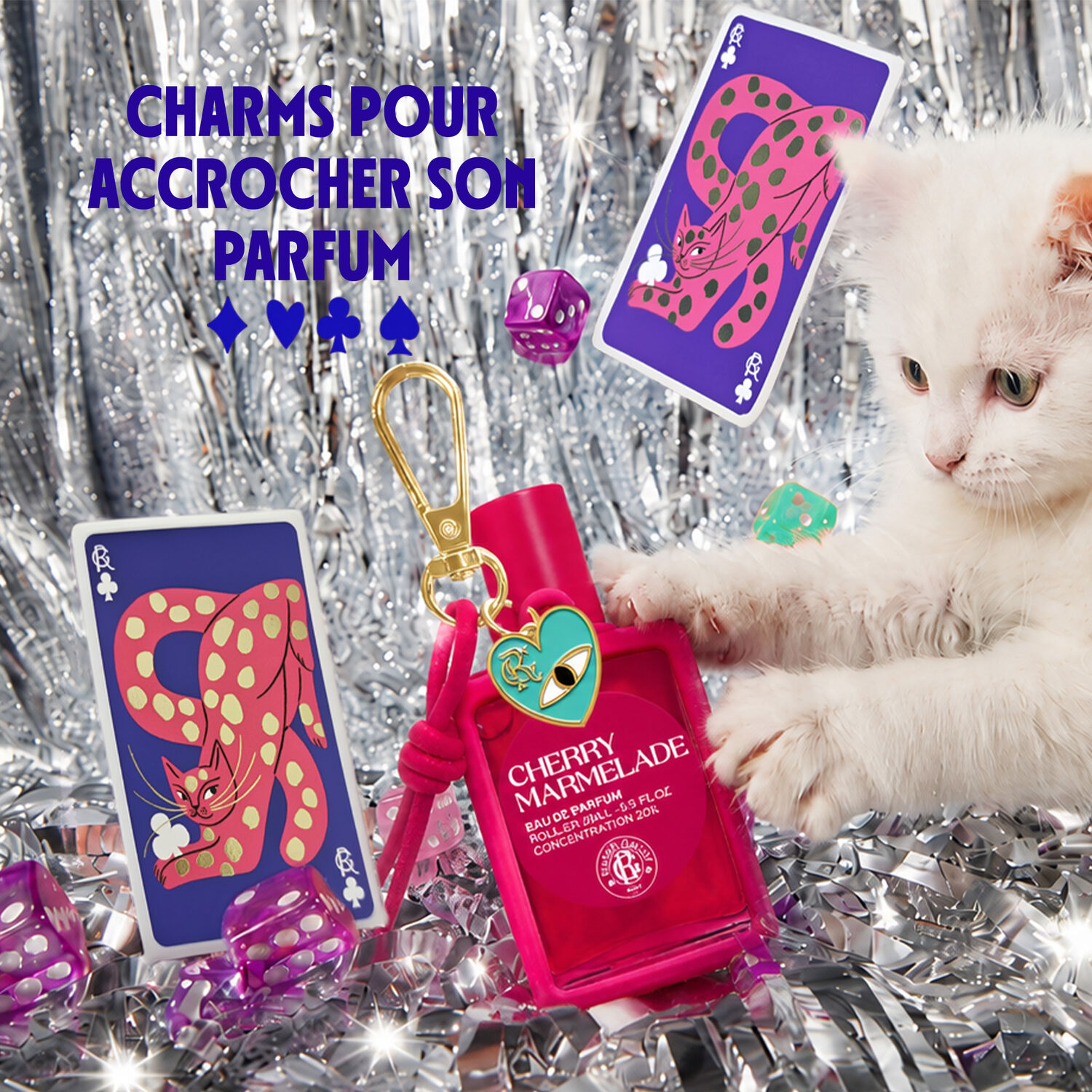 Jasmin Lollipop & Cherry Marmelade - Coffret Eau de Parfum Roll-On 2x15 ml + Charms