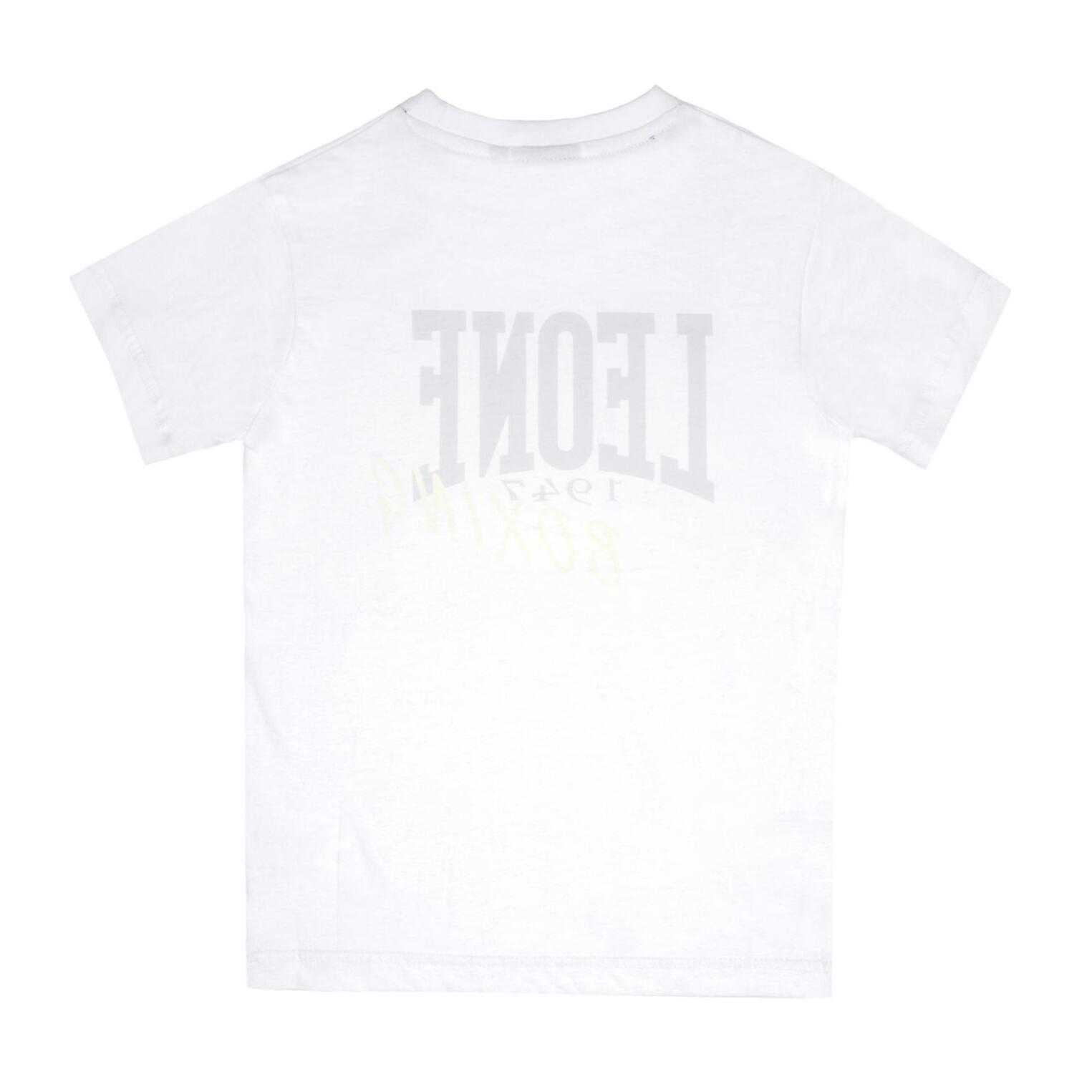 T-shirt da bambino in cotone Leone Denim Blue